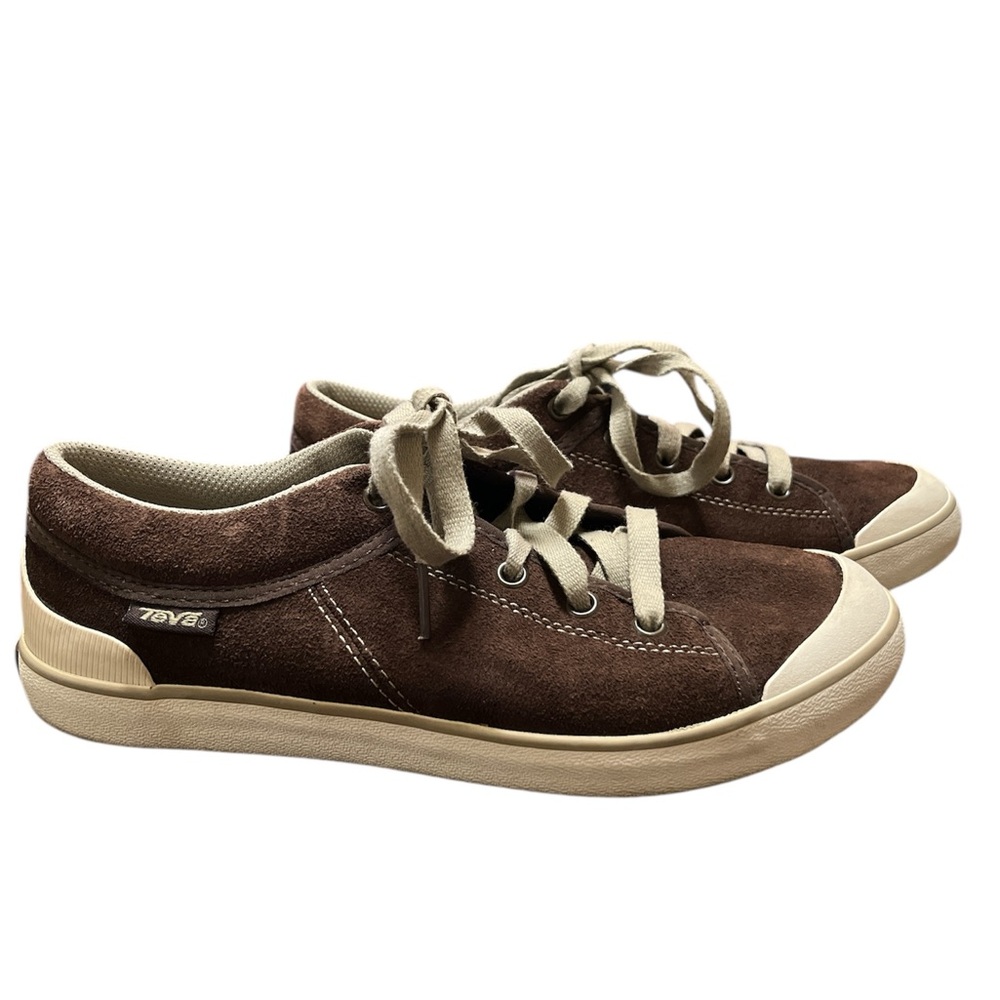Teva Women's Brown Suede Sneakers